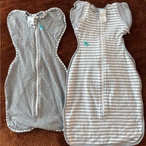 Love to Dream Swaddles set, 1 small and 1 medium